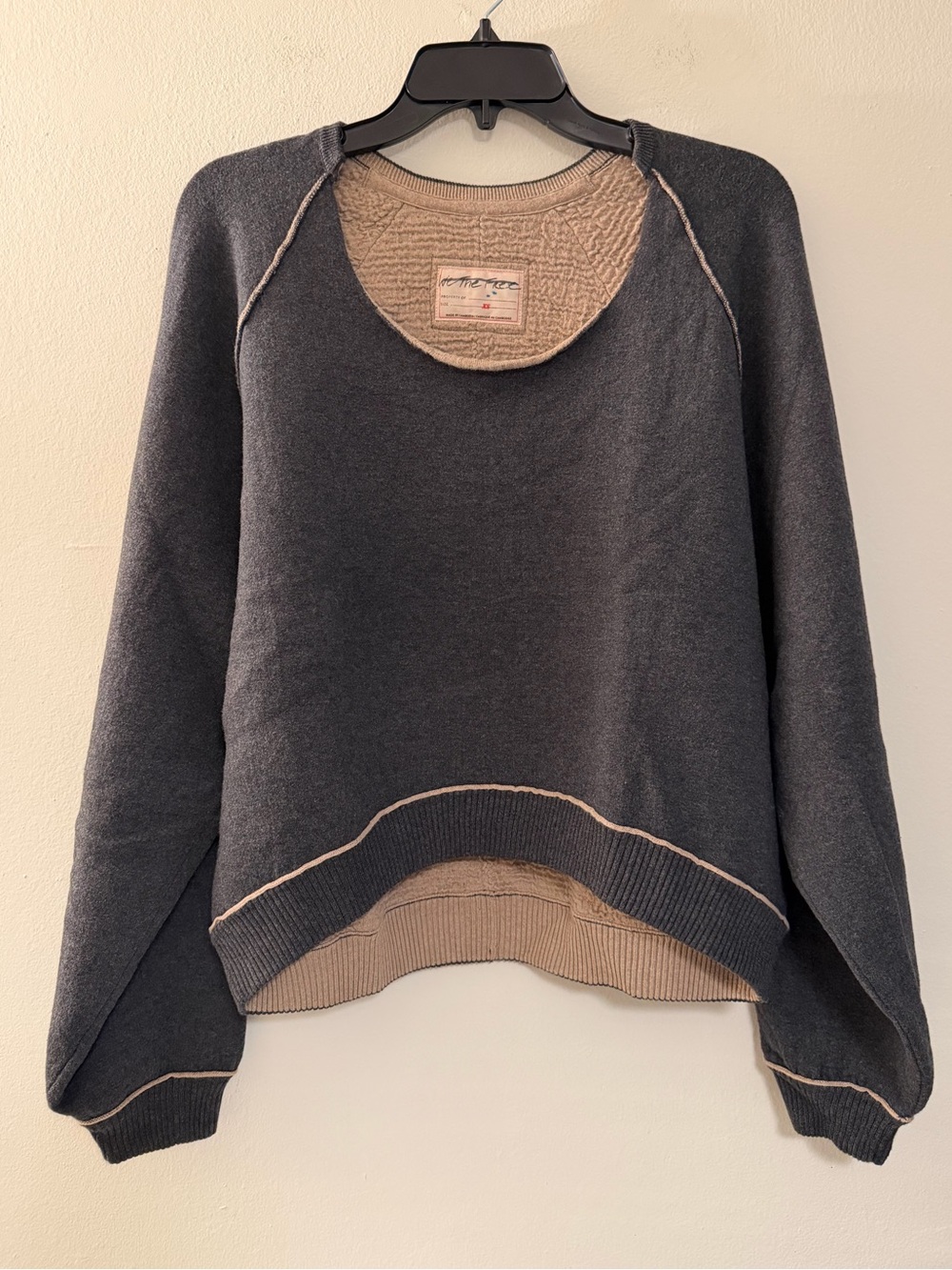 Free People We The Free Midnight Pullover Sweater Oversized fits XS-M